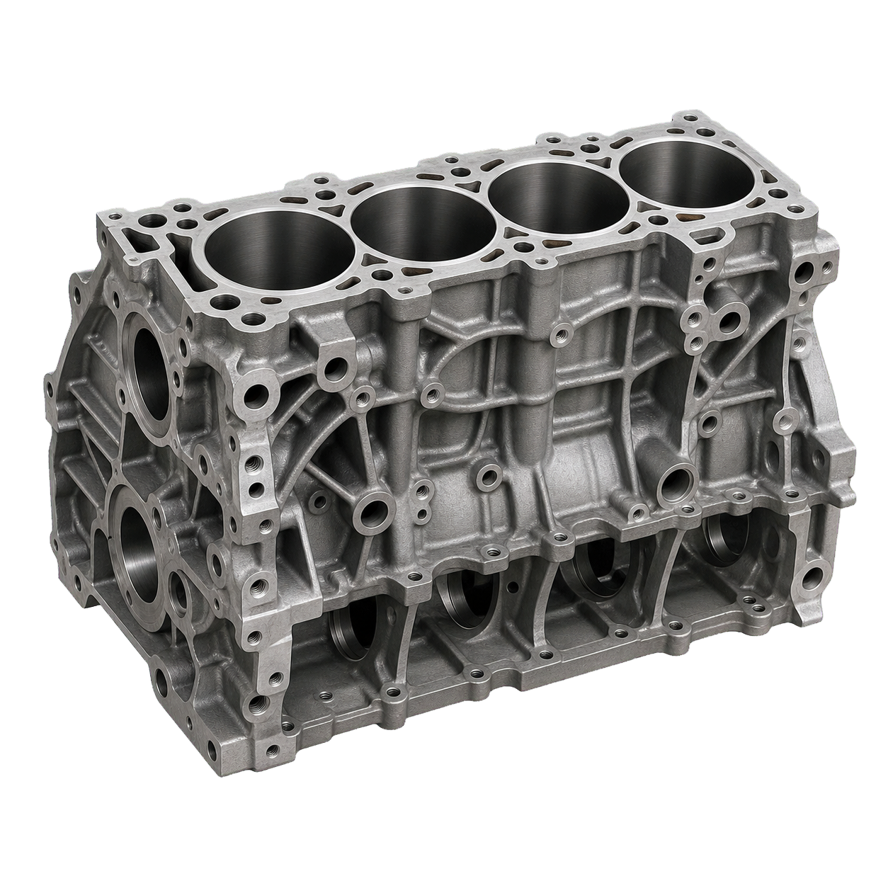 Technical illustration of Engine block