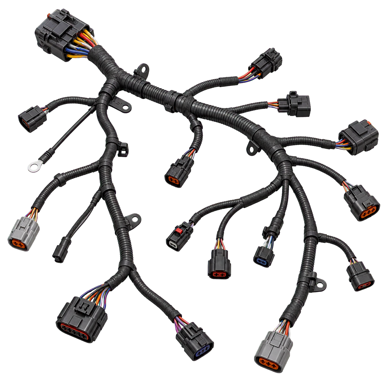Technical illustration of Wiring harness